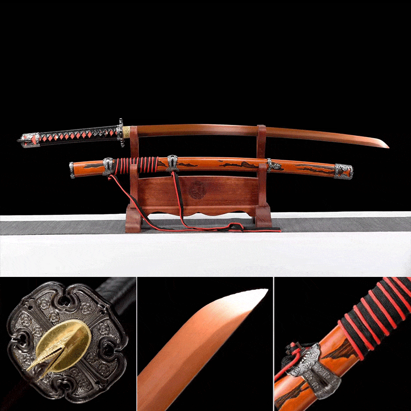 Black Undead Cut Katana,sekiro: Shadows Die Twice,japanese Samurai  Sword,real Handmade Katana Sword,high Manganese Steel,full Tang 