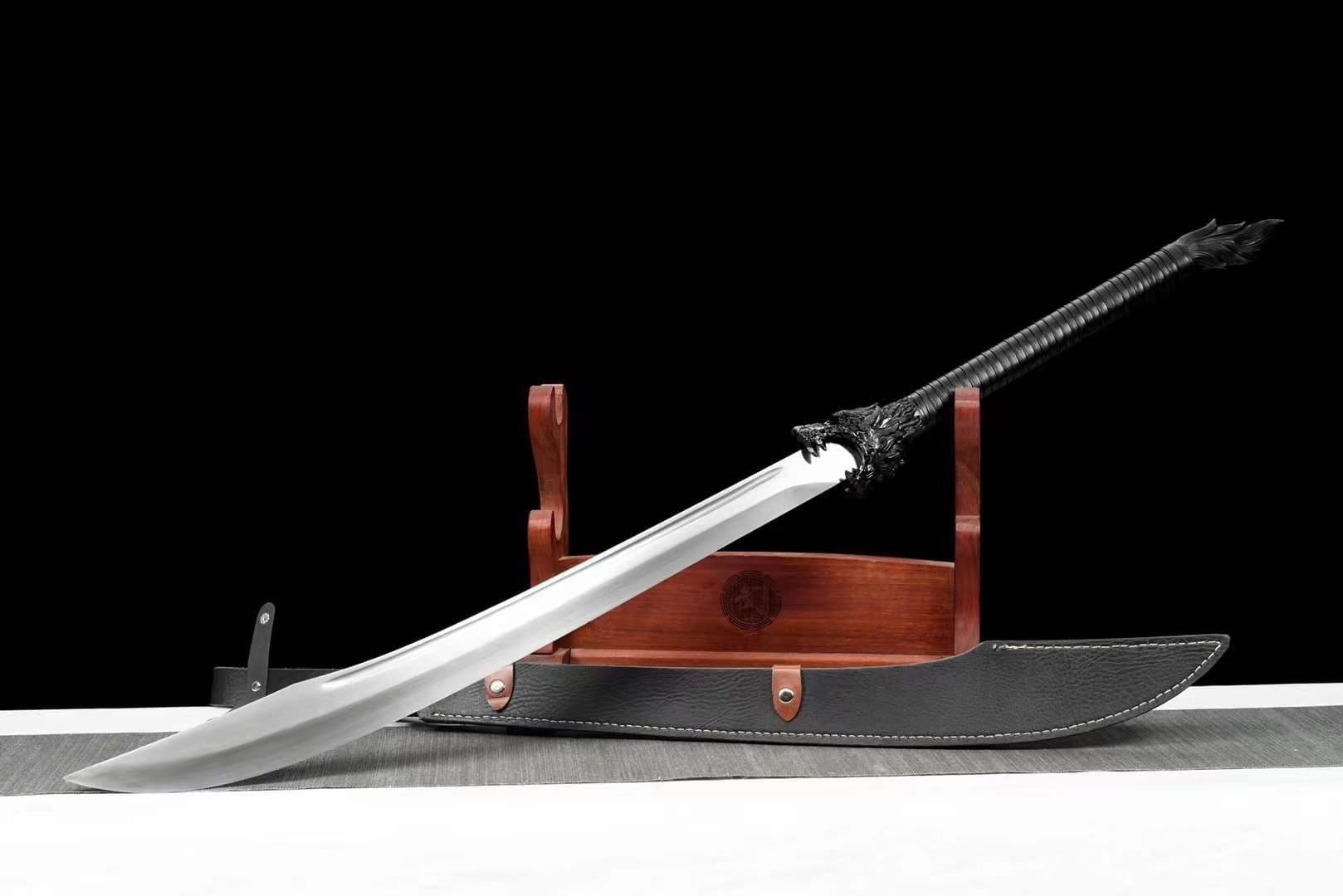 boxkatana Handmade War Wolf Chinese Sword With High Manganese Steel