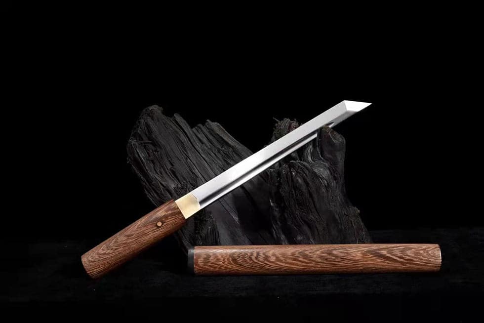 boxkatana Rosewood High Manganese Steel Small Tang Knife