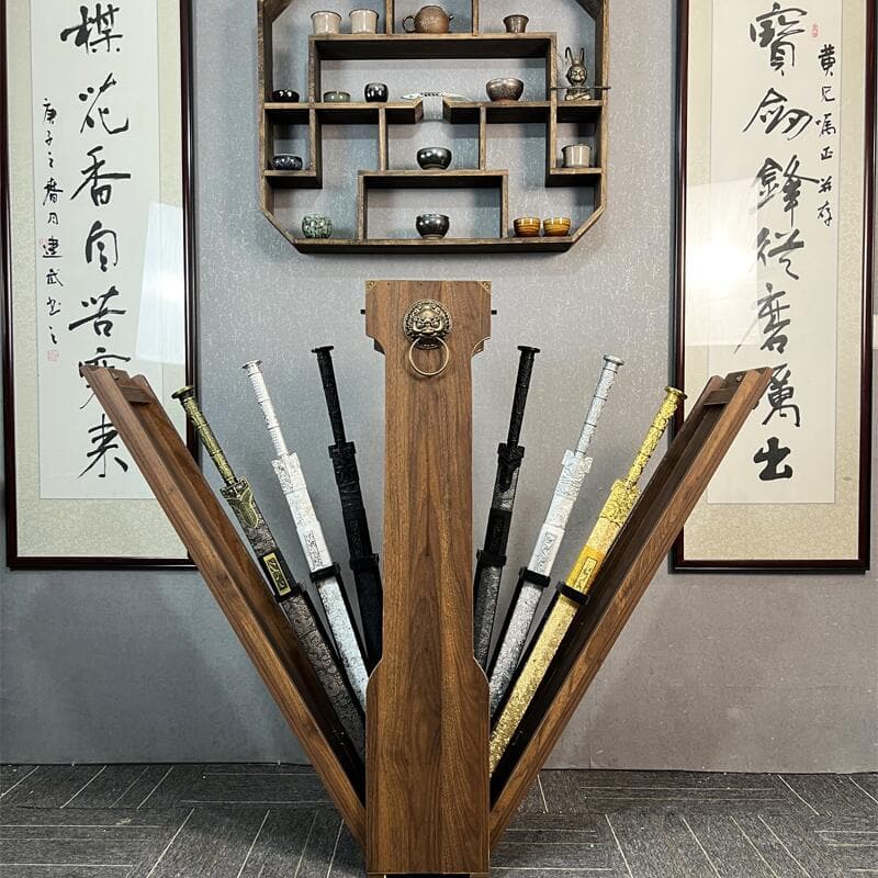boxkatana Wooden self-ejecting sword case
