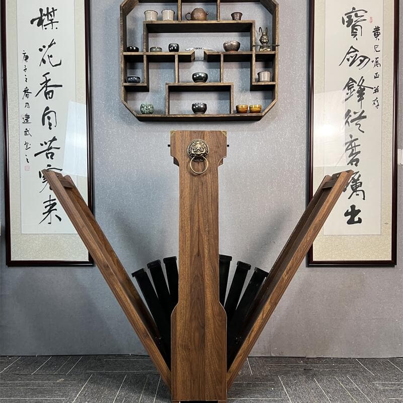 boxkatana Walnut (Without Sword) Wooden self-ejecting sword case