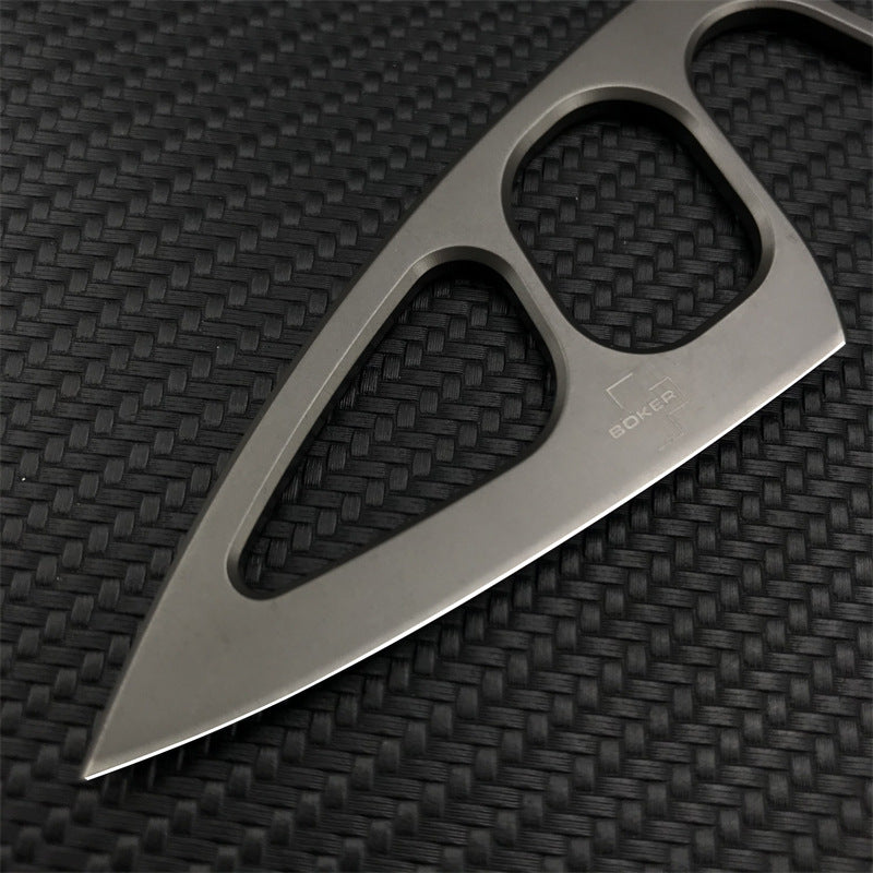 Boker Plus Miltner Adams Knuckle Knife MA-2 Fixed 2.5"Blade
