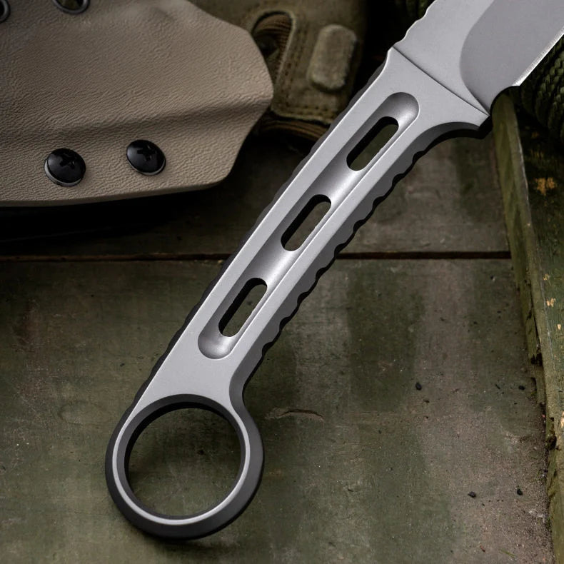 Assassin Fixed Blade Knife – AUS-10 Full-Tang EDC Outdoor Tactical Knife
