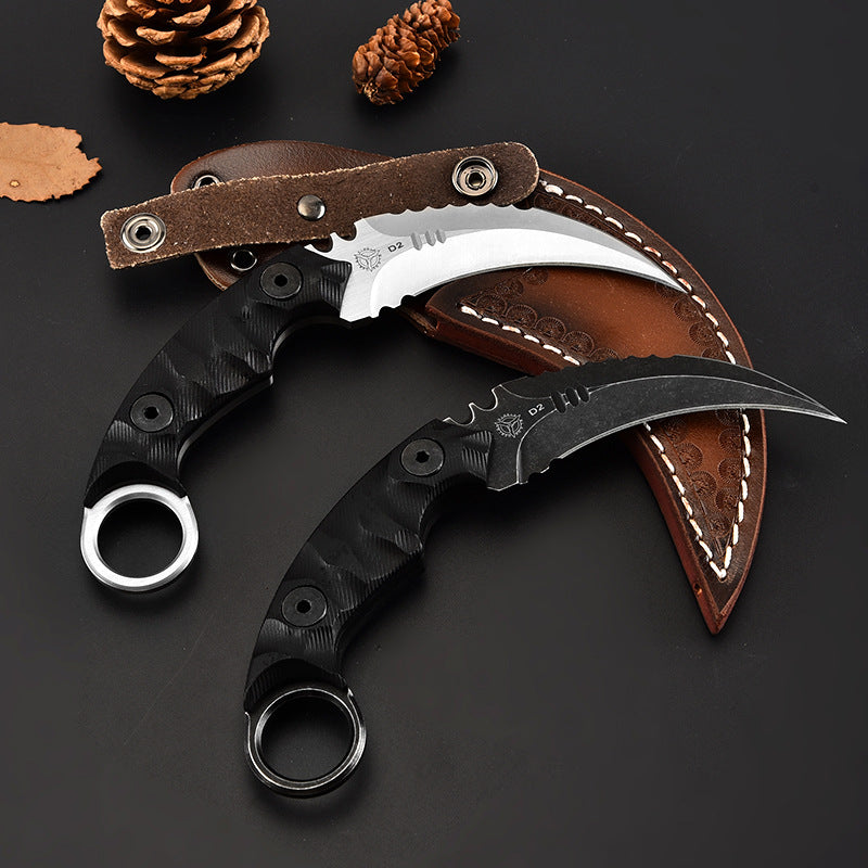 D2 Karambit Claw Knife