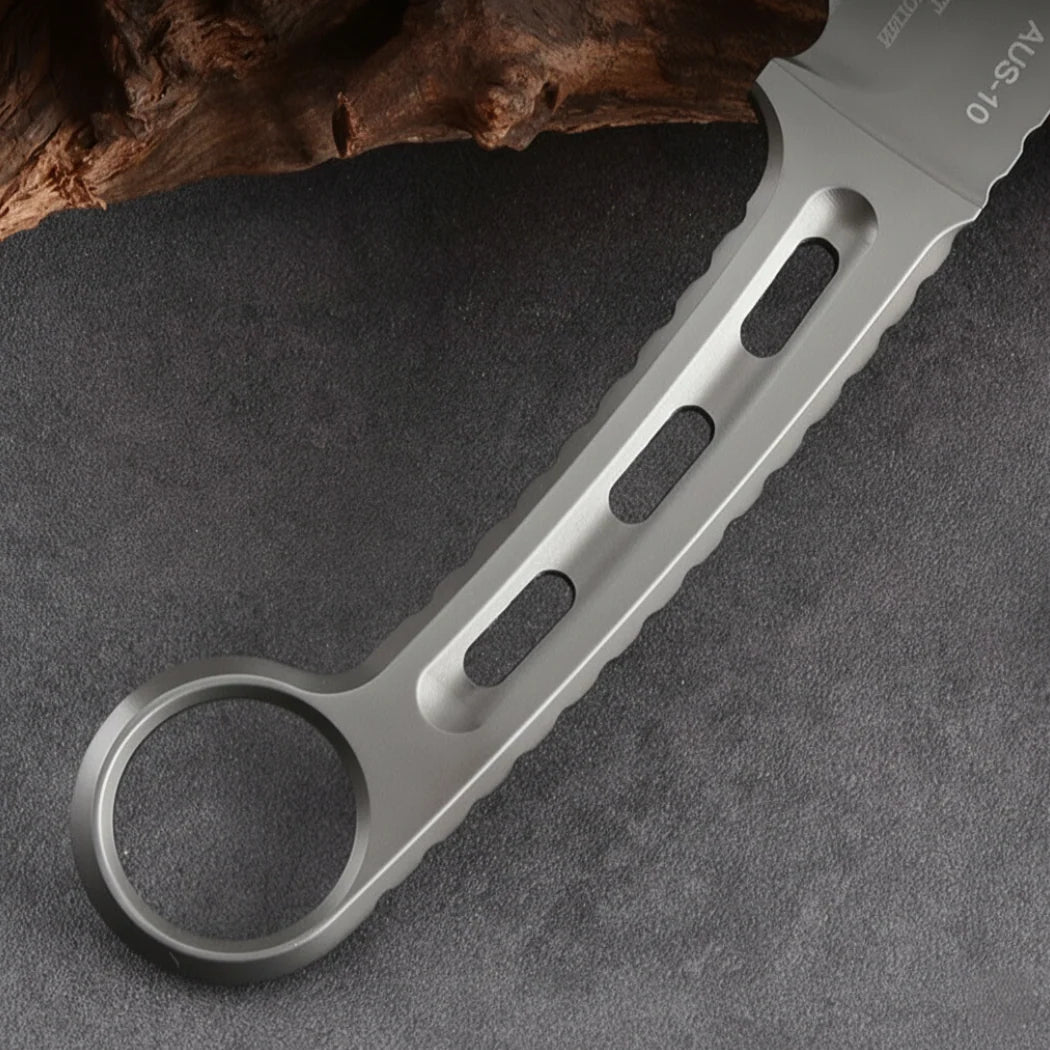 Assassin Fixed Blade Knife – AUS-10 Full-Tang EDC Outdoor Tactical Knife