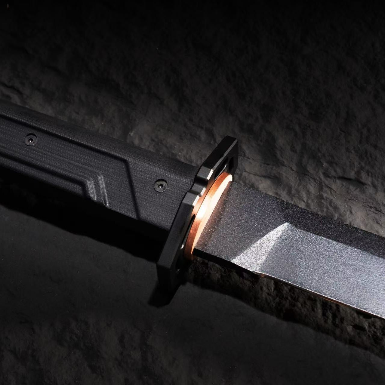 Tactical Tang Straight Knife