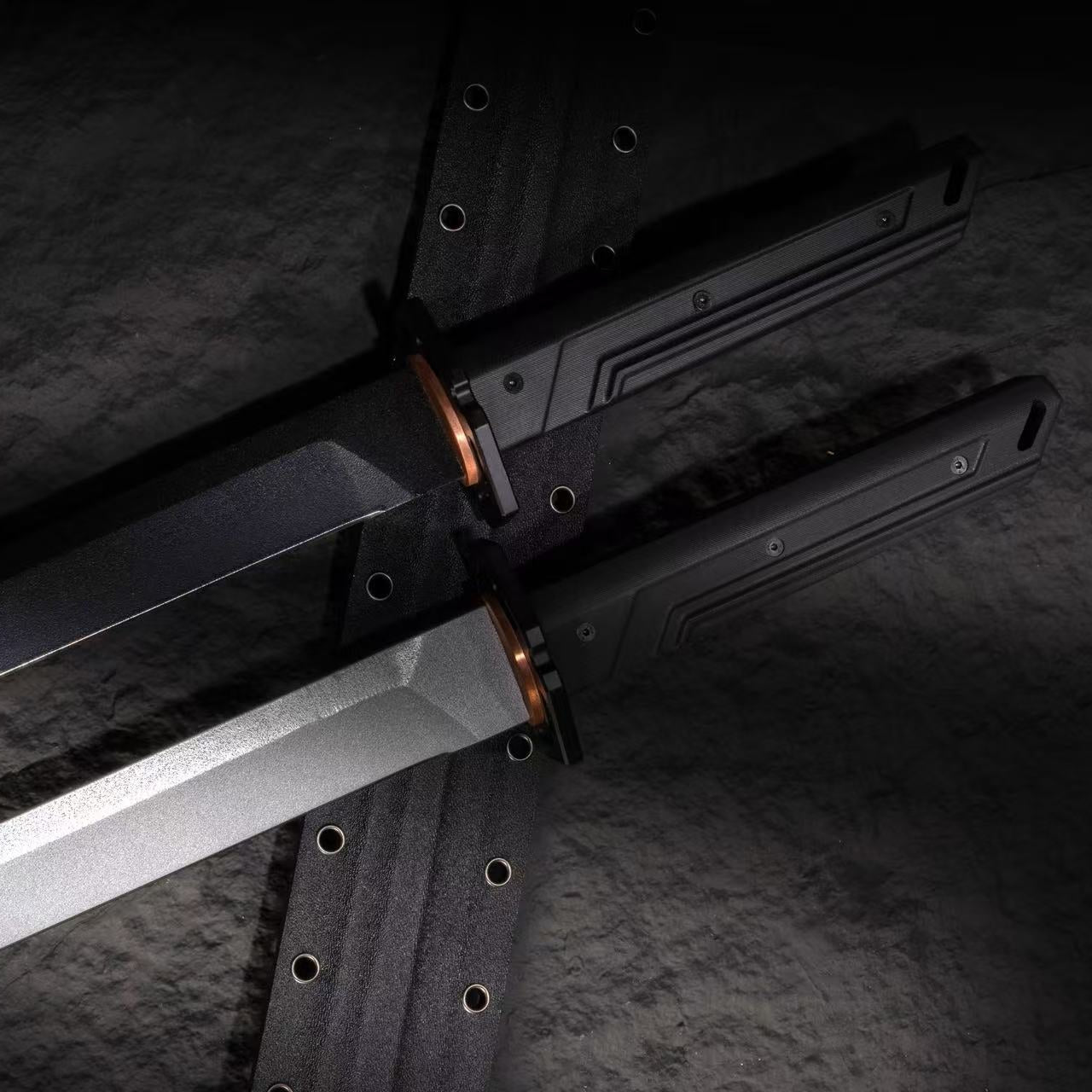 Tactical Tang Straight Knife
