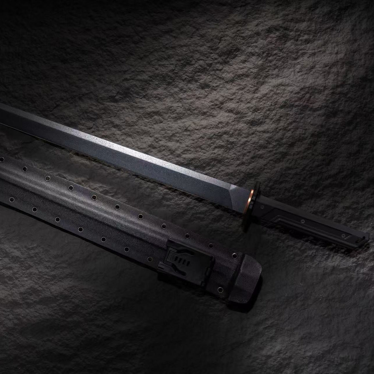 Tactical Tang Straight Knife