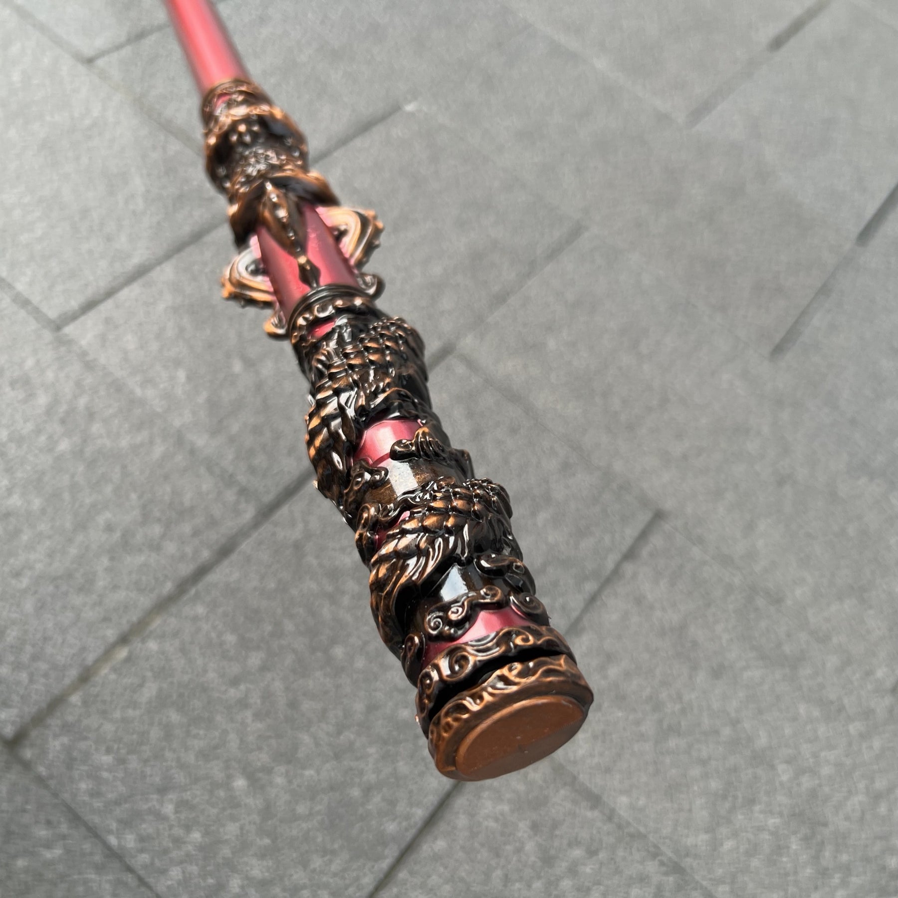 Black MyTh WuKong Zinc Alloy Coiled Dragon Steel Rod – BoxKatana