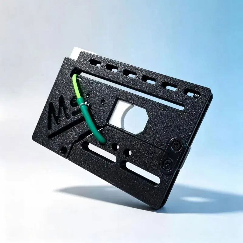 3D Printed Folding Card launcher, Card of Life 6mm Steel Ball Slingshot