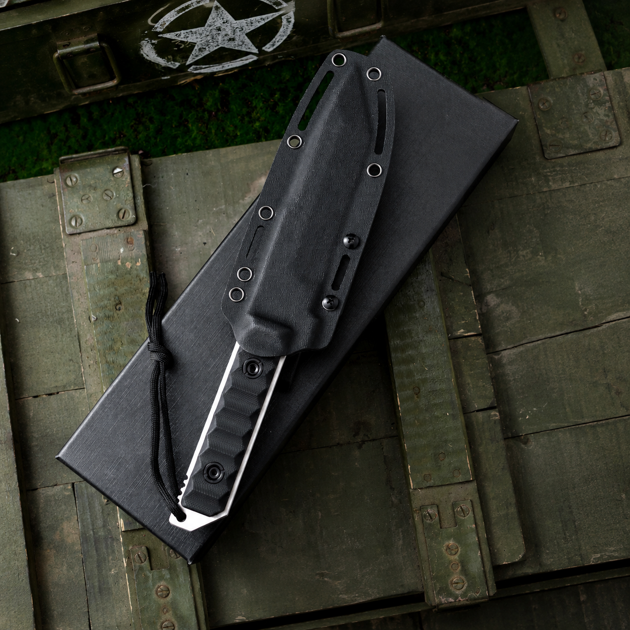 8mm Thick King Kong SLEIPNER Superhard Stright Knife