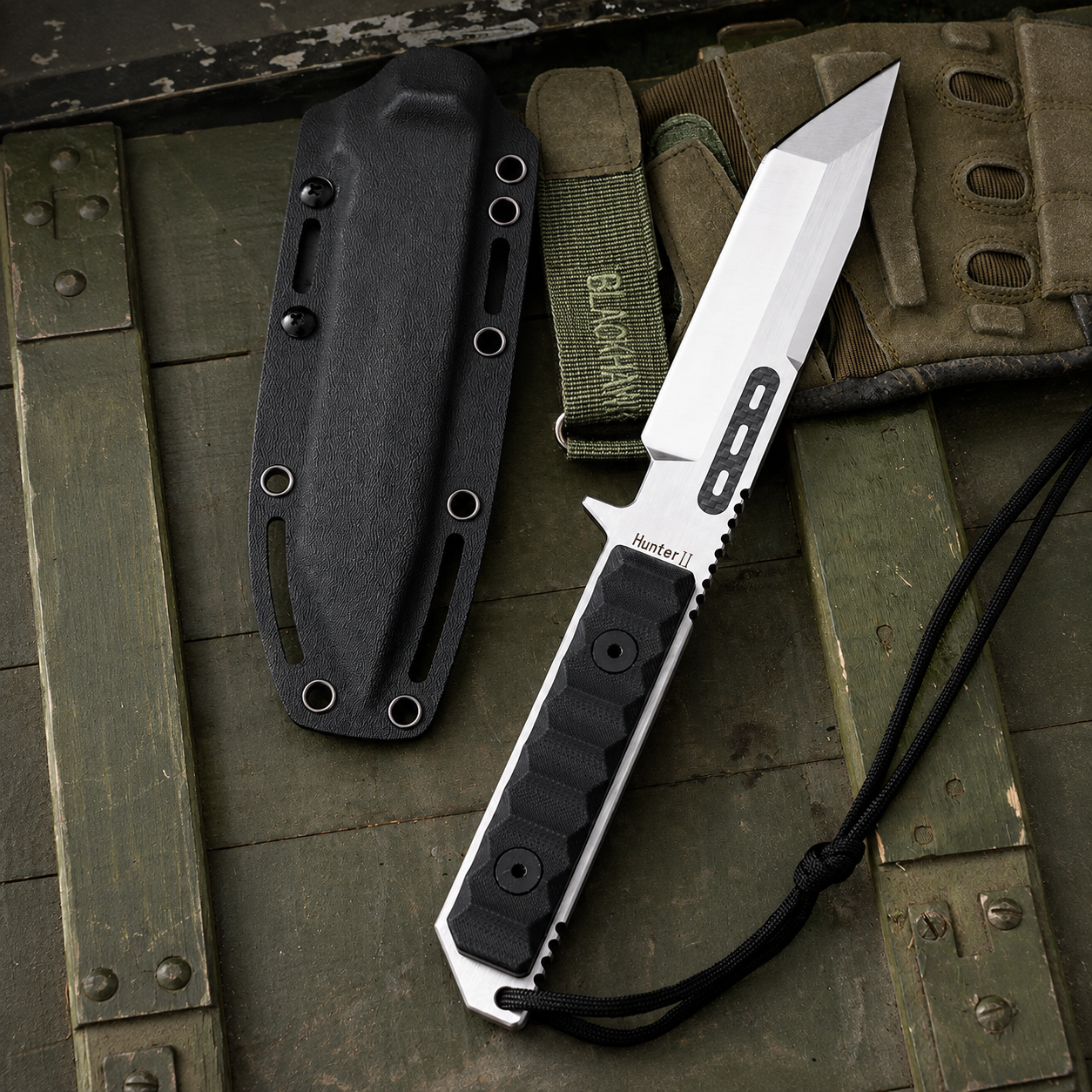 8mm Thick King Kong SLEIPNER Superhard Stright Knife