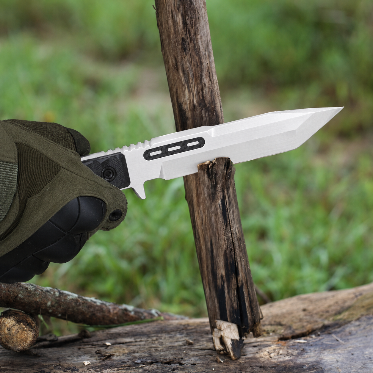 8mm Thick King Kong SLEIPNER Superhard Stright Knife
