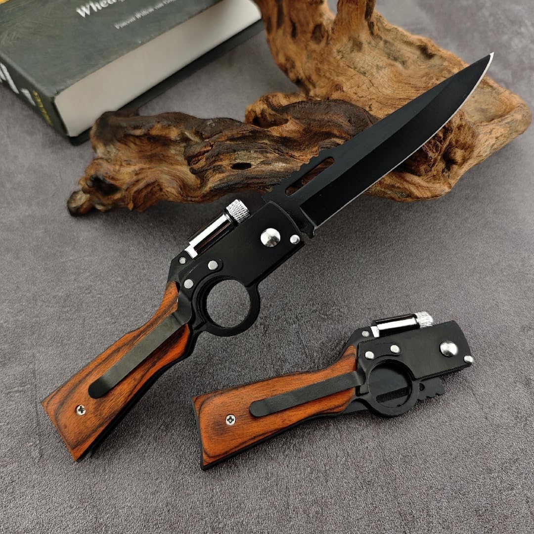 AK47 LED Folding Knife