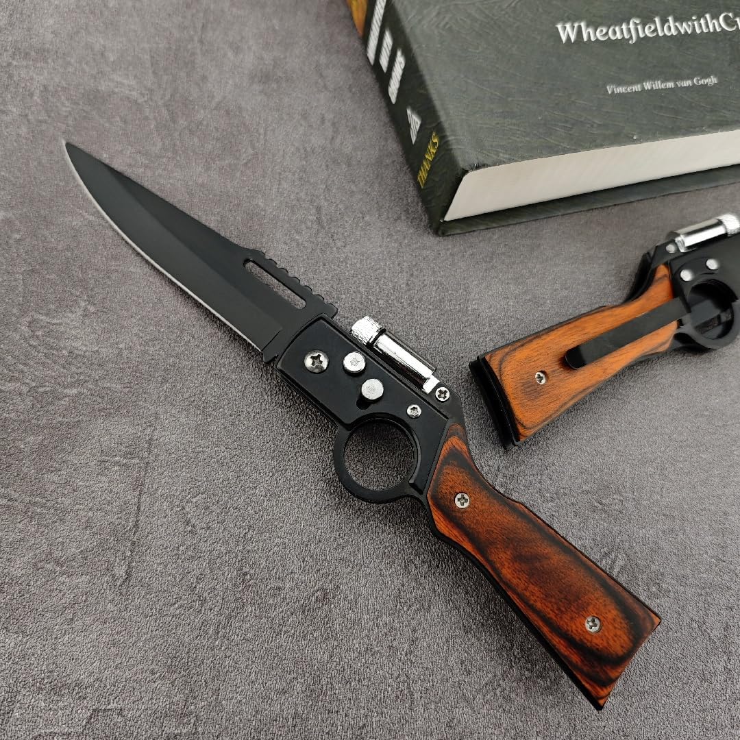 AK47 LED Folding Knife