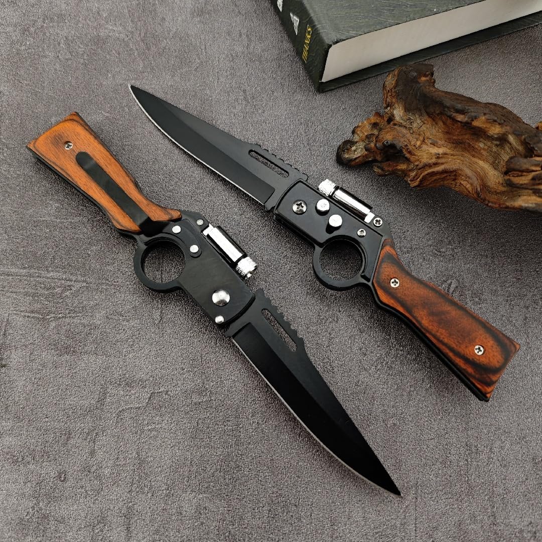 AK47 LED Folding Knife
