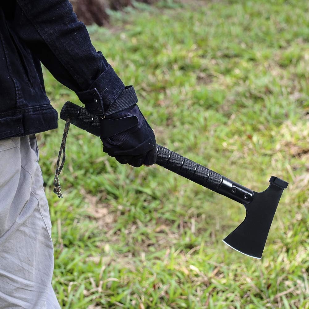 Camping Axe, Folding Survival Hatchet Axe Tactical Camp Axe for Outdoo ...