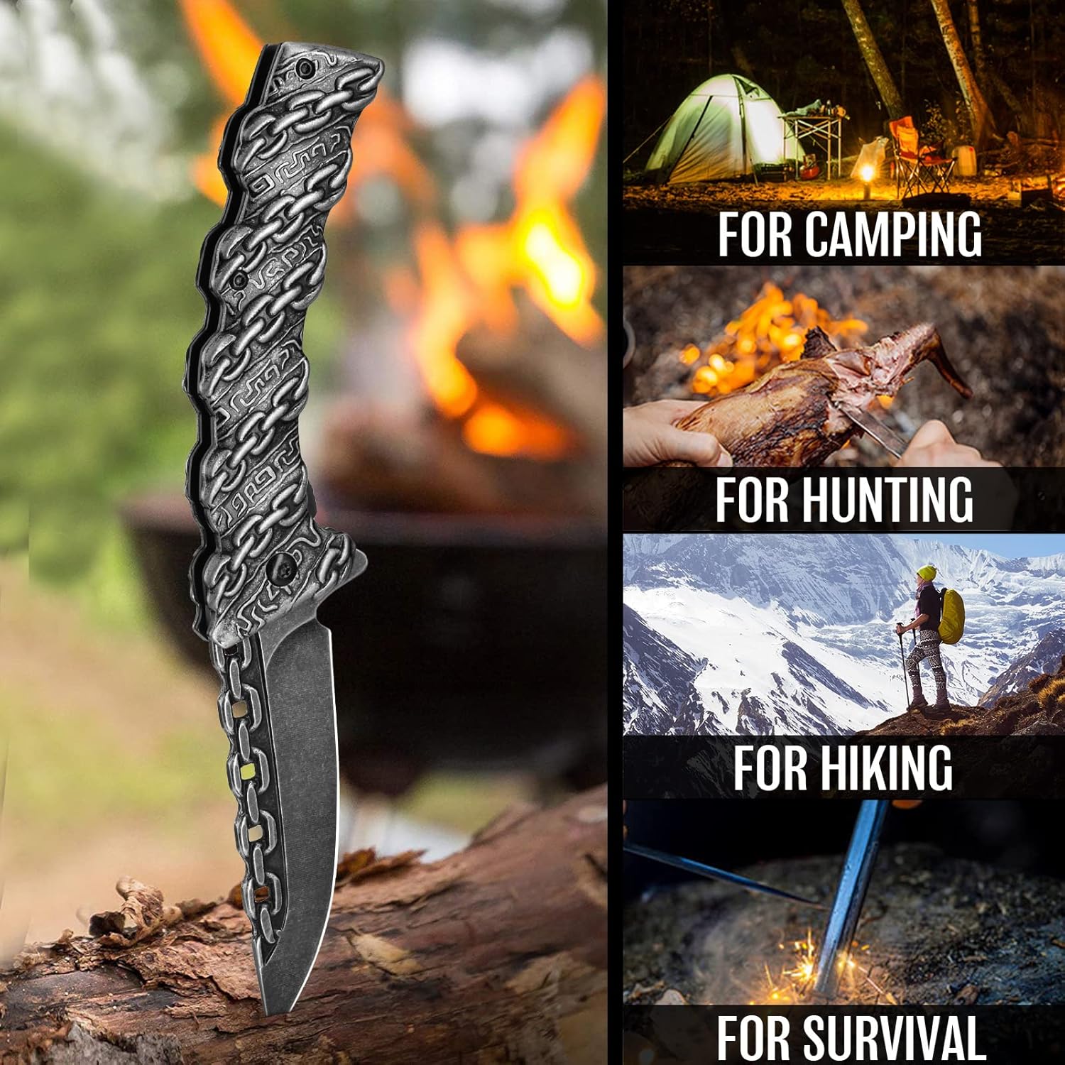 Pharaoh Chain Folding Knife