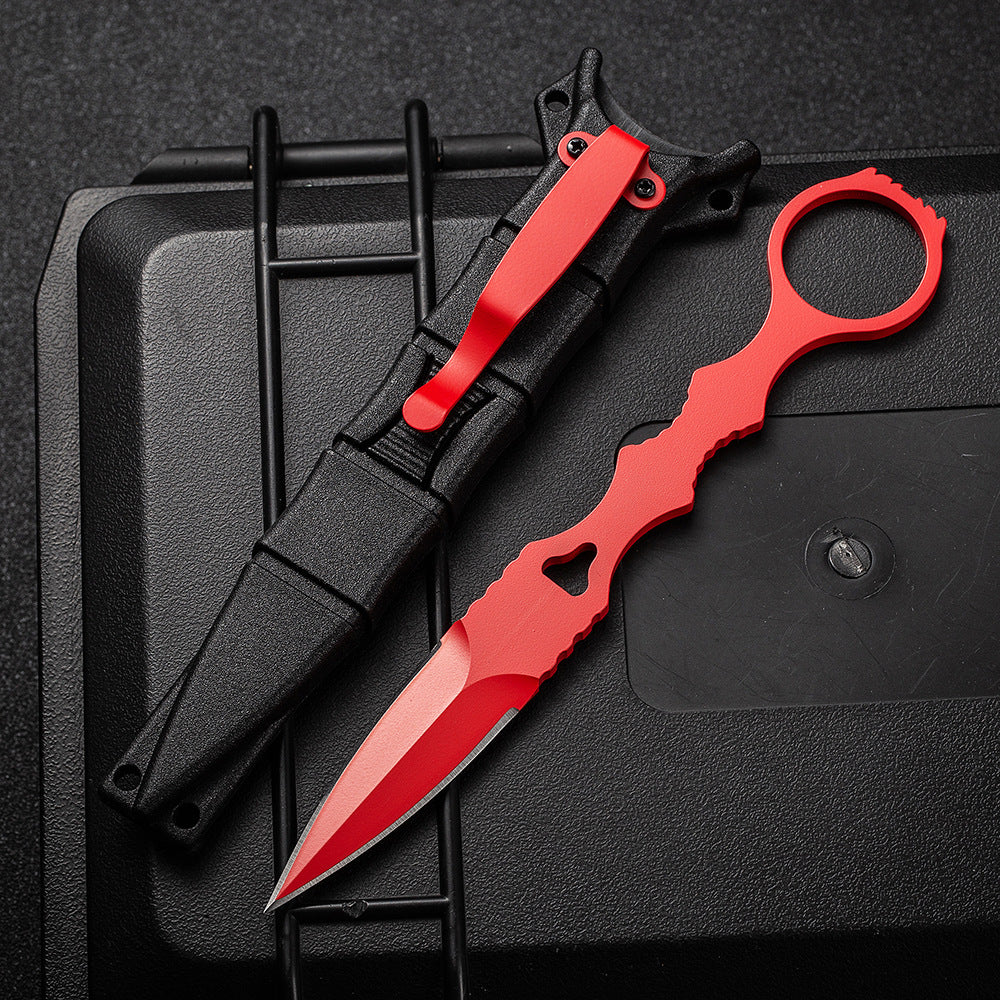 Fixed Blade TacticalKnife COMBO SOCP Dagger3.22" Blade, K sheath