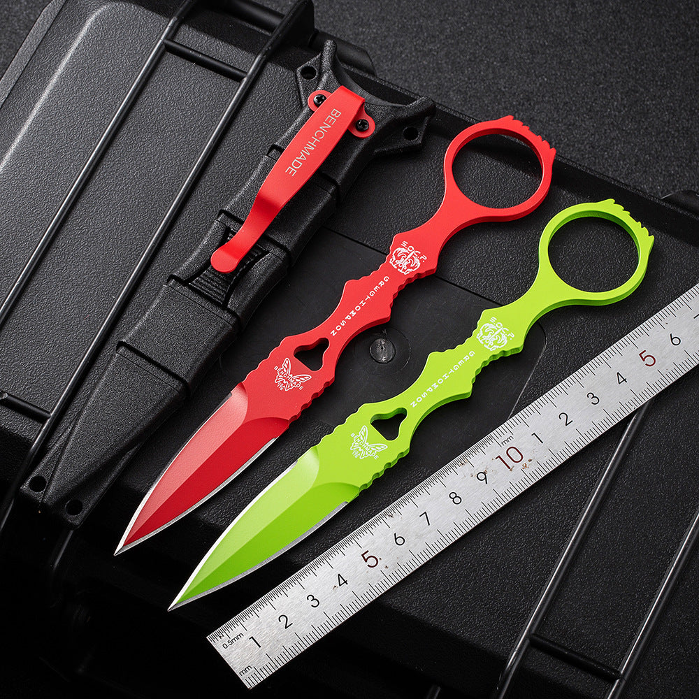Fixed Blade TacticalKnife COMBO SOCP Dagger3.22" Blade, K sheath
