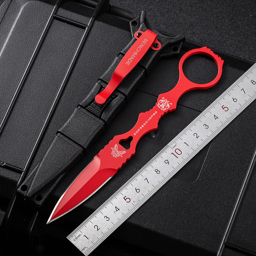 Fixed Blade TacticalKnife COMBO SOCP Dagger3.22" Blade, K sheath