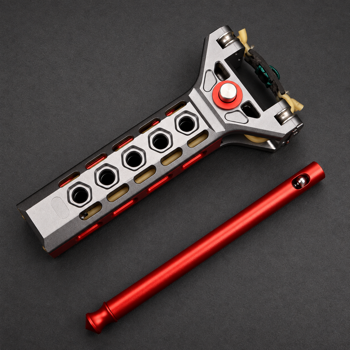 G5 Semi-Auto Skeletonized CNC Aluminum Slingshot