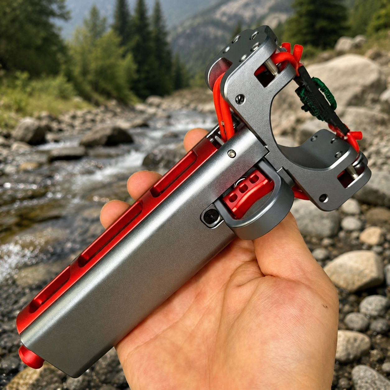 G6 Gen II Semi-Auto CNC Aluminum Slingshot