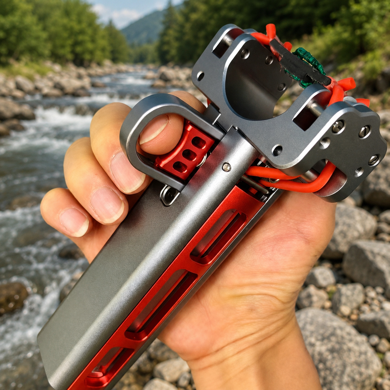 G6 Gen II Semi-Auto CNC Aluminum Slingshot