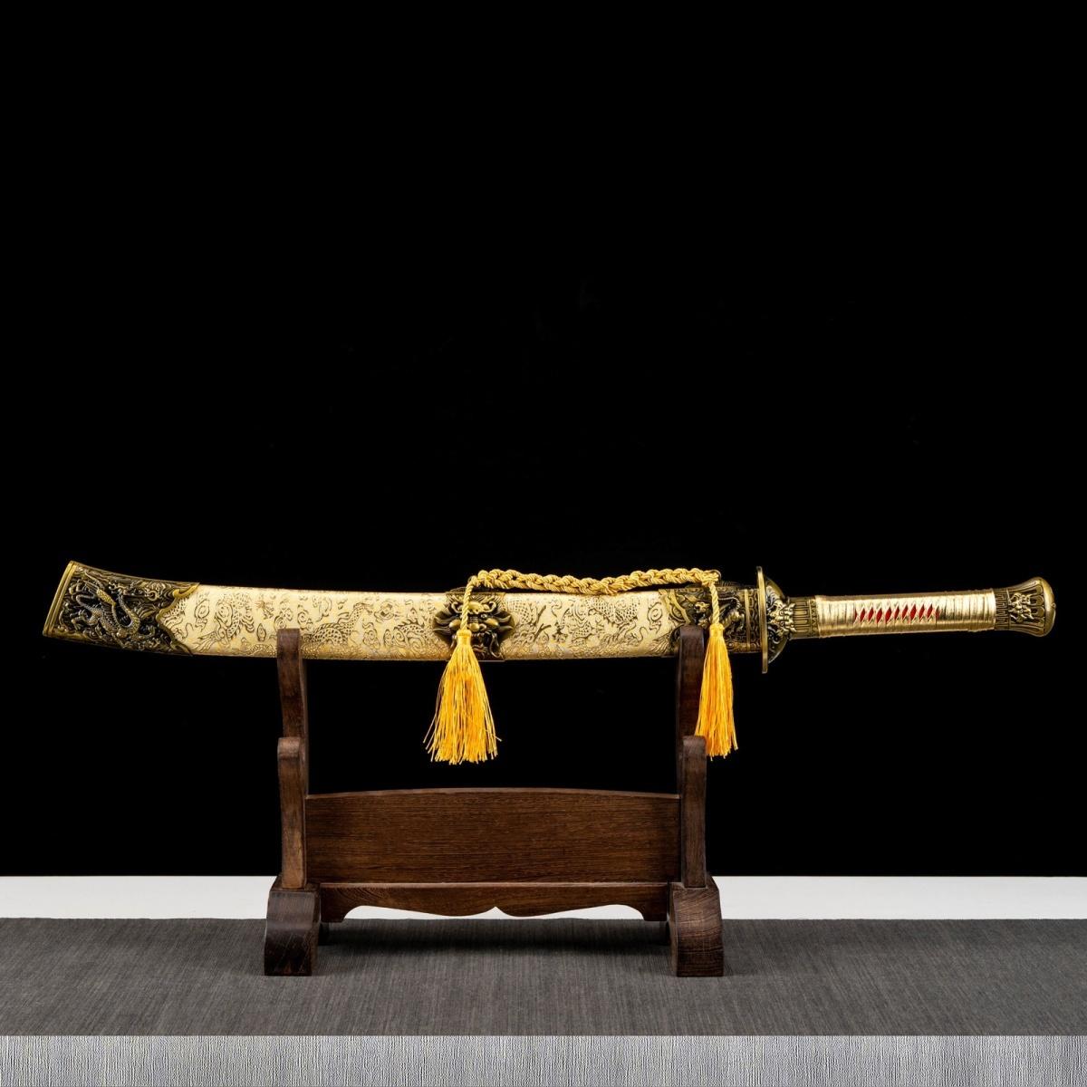 Golden Dragon Tiger Blade