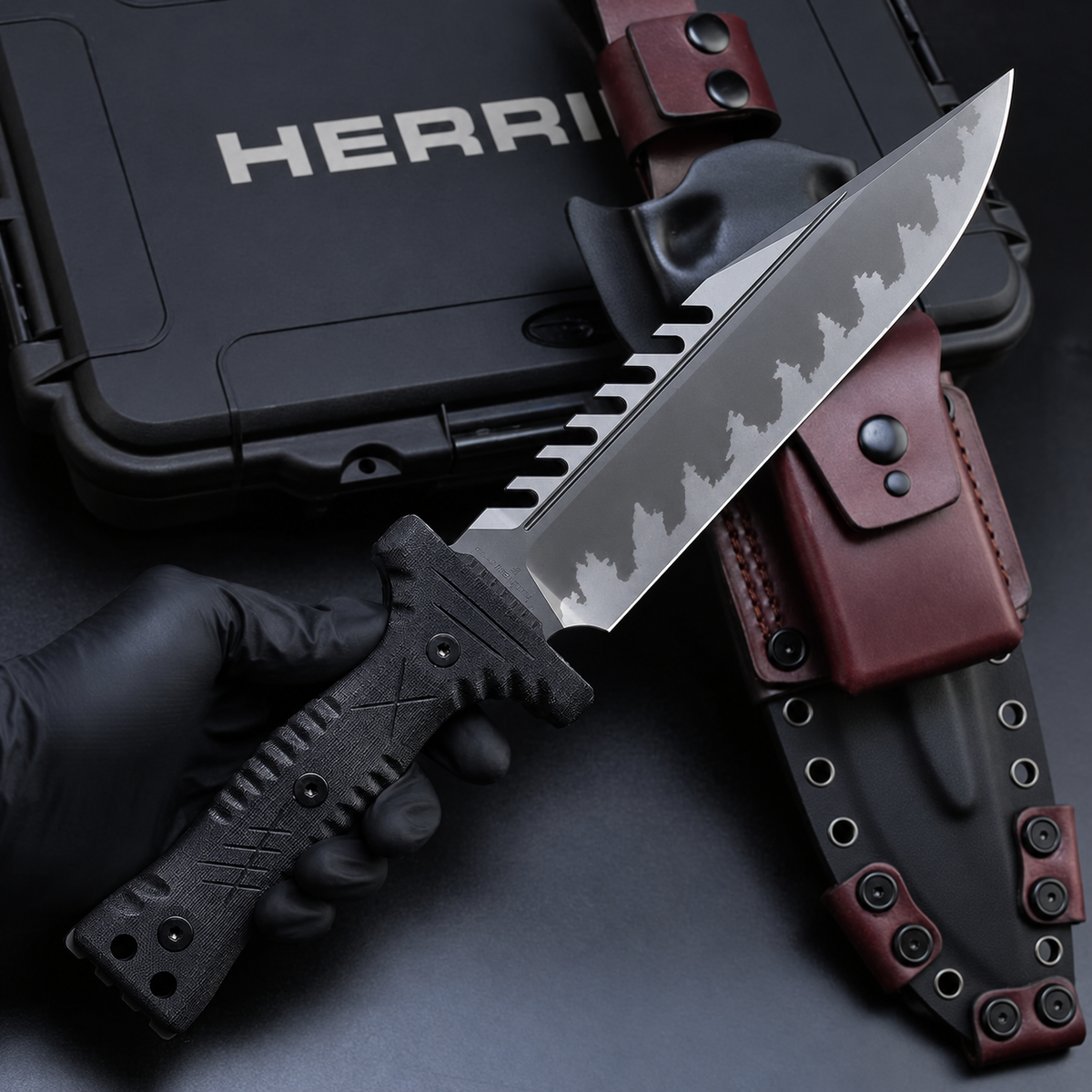 M-22 Desert Z-Wear PM Fixed Blade Knife