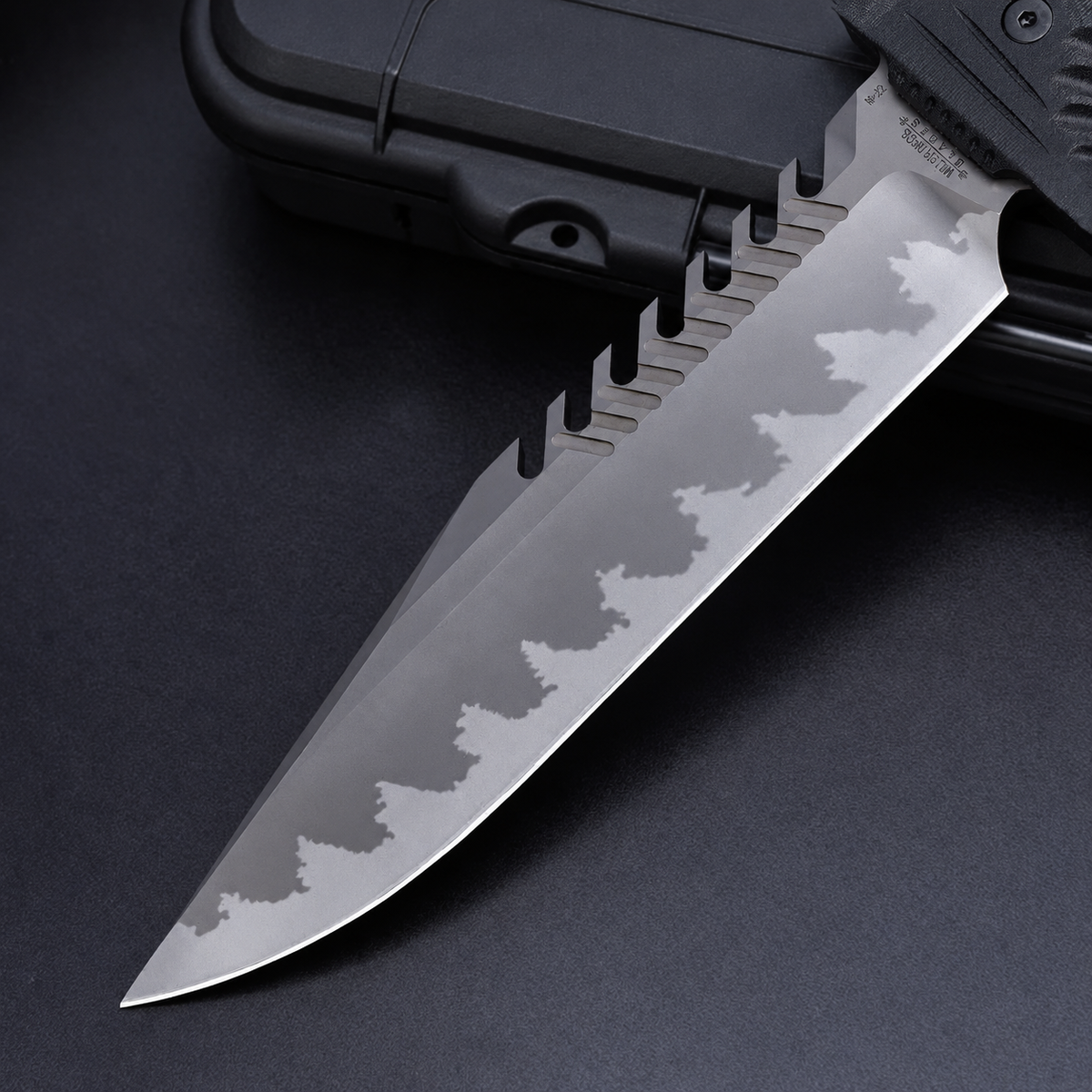 M-22 Desert Z-Wear PM Fixed Blade Knife