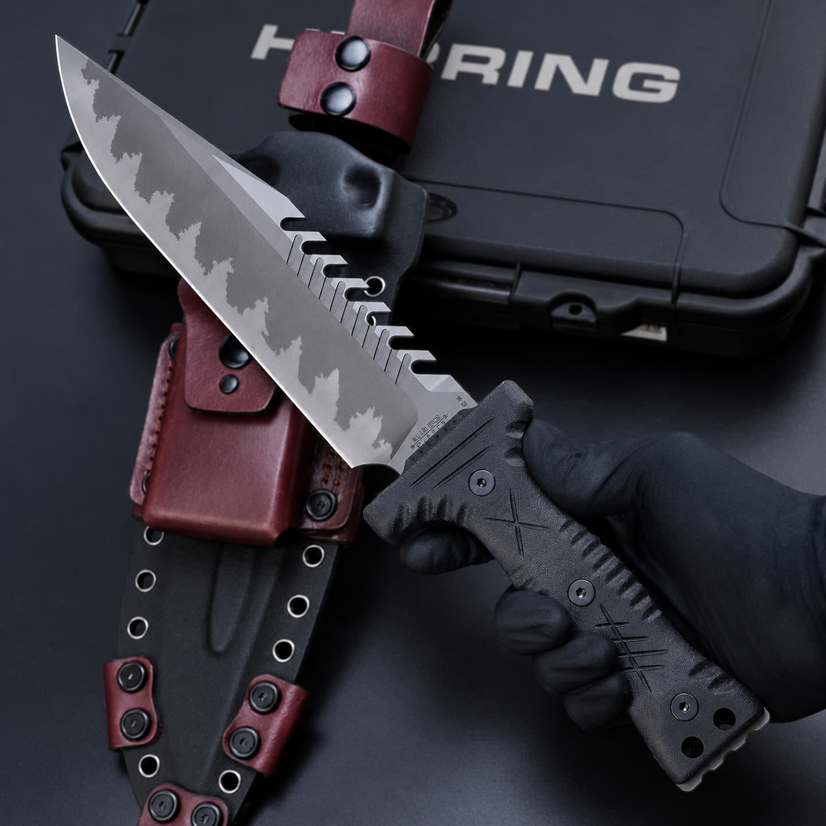 M-22 Desert Z-Wear PM Fixed Blade Knife