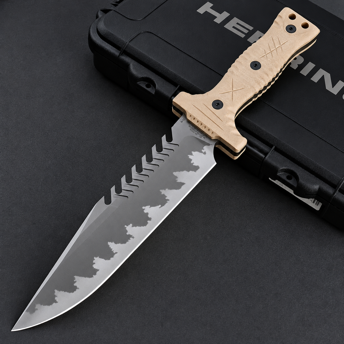 M-22 Desert Z-Wear PM Fixed Blade Knife