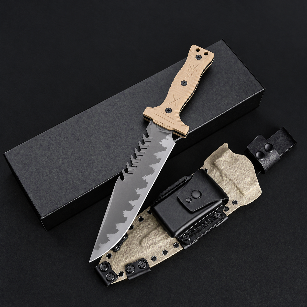 M-22 Desert Z-Wear PM Fixed Blade Knife