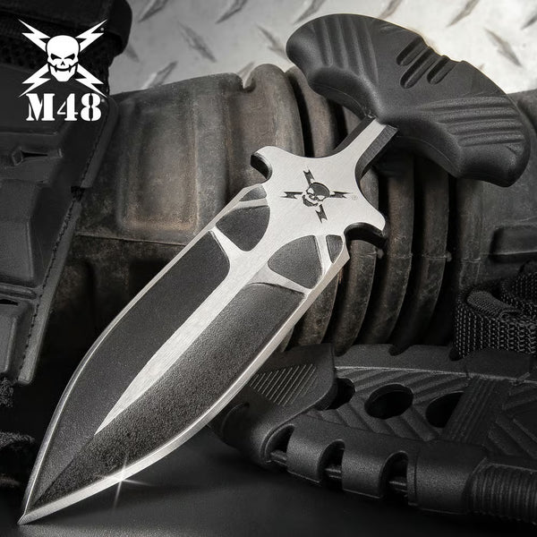 M48 FANG I Tactical Push Dagger and Scabbard