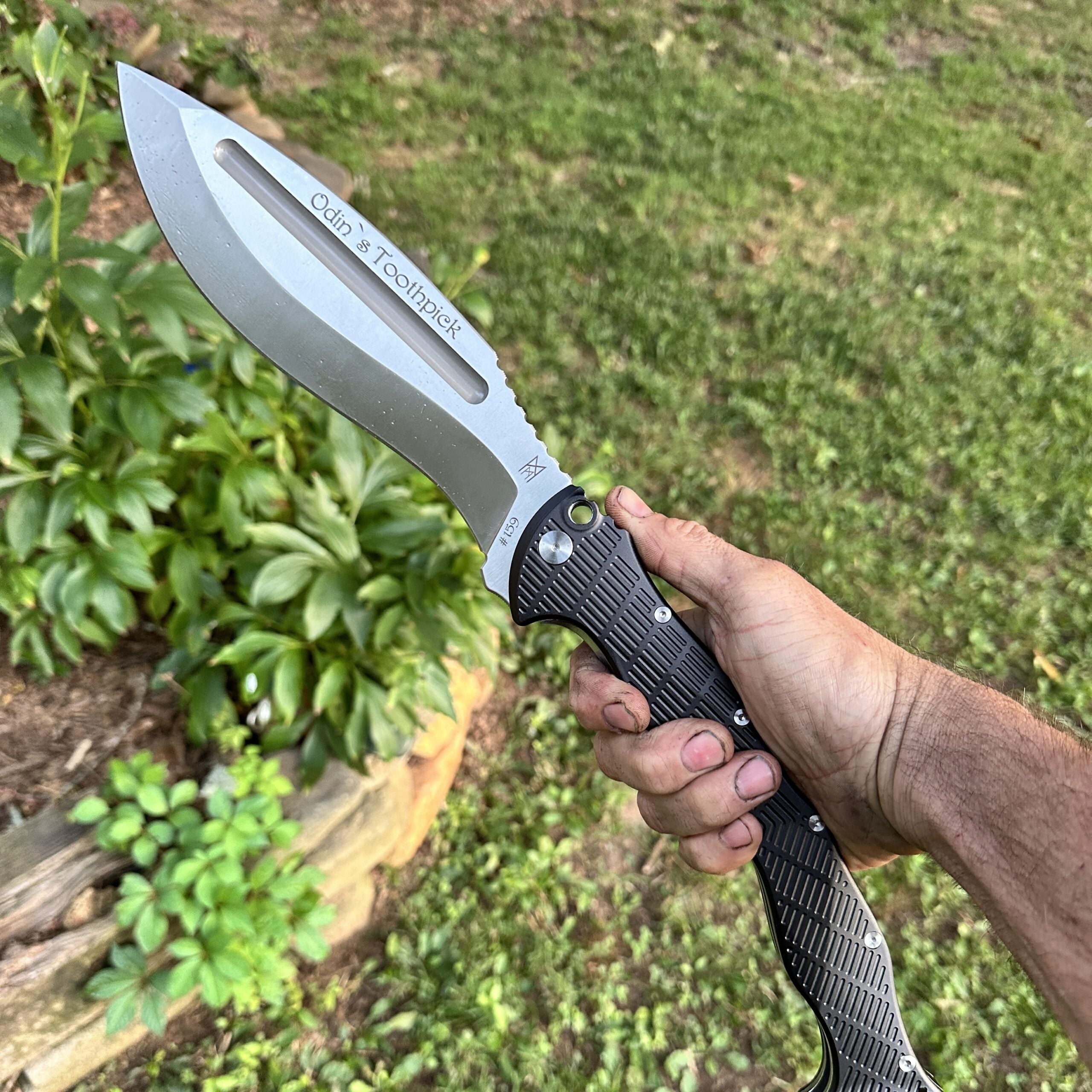 Odin's Toothpick Folding Knife - Kukri