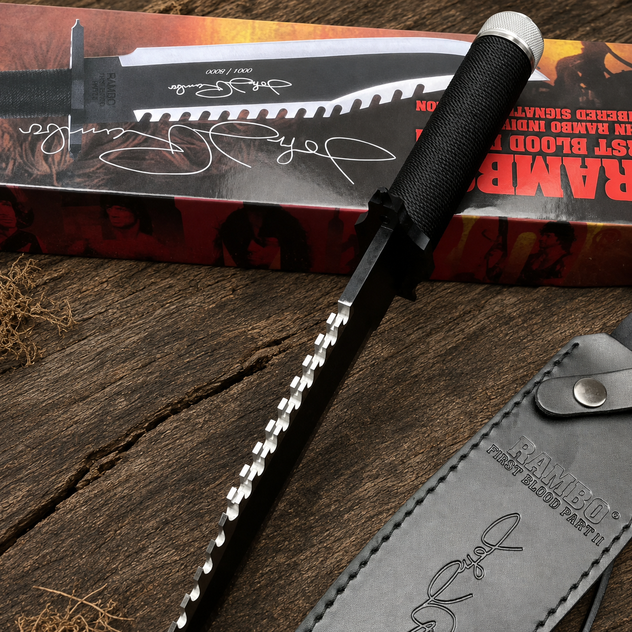 Rambo II Survival Knife With Survival Kit