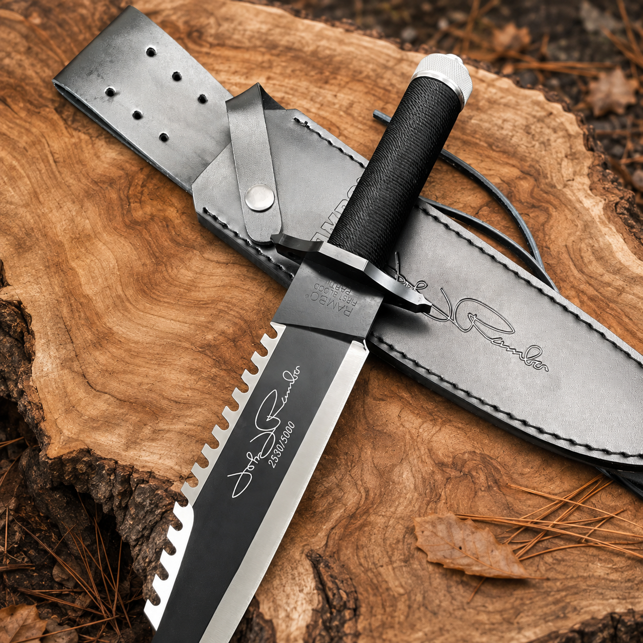 Rambo II Survival Knife With Survival Kit