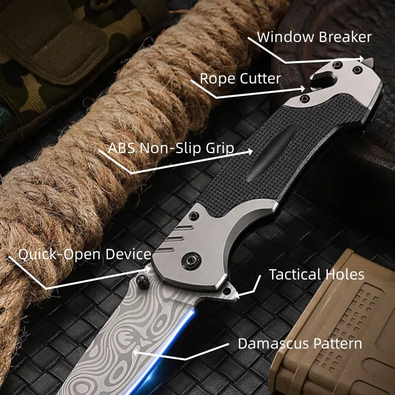 Rescue Grip Folding Knife