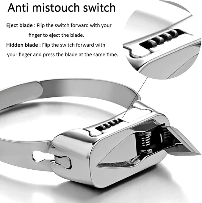 Metal Self Defense Ring Knife-BK09