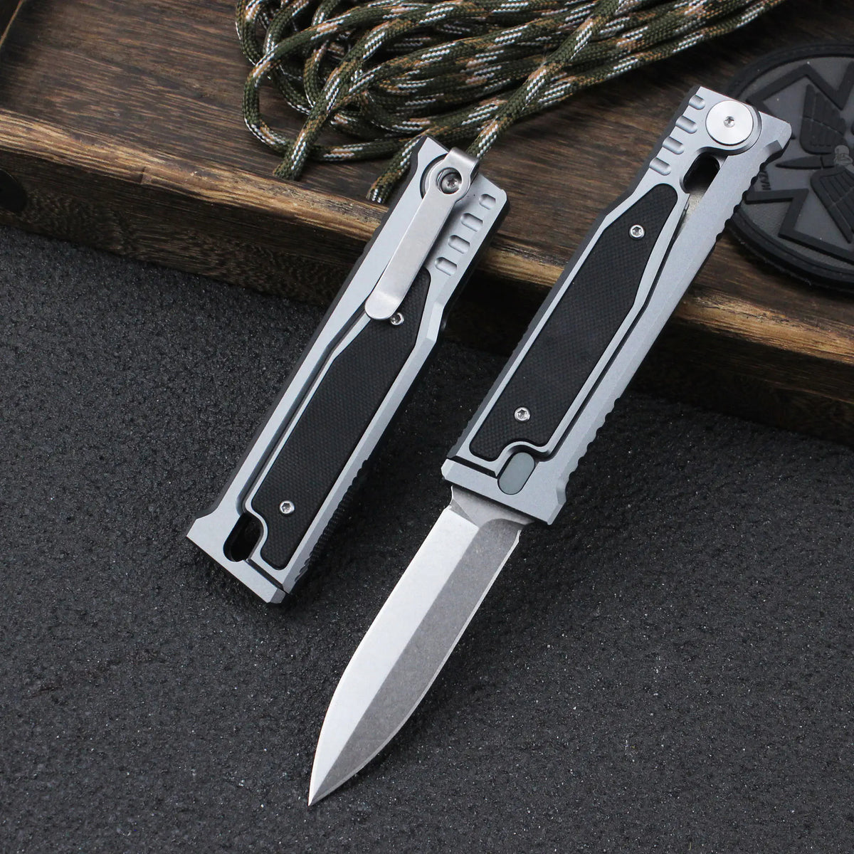 Rite D2 Gravity Knife – Aluminum & G10 Handle