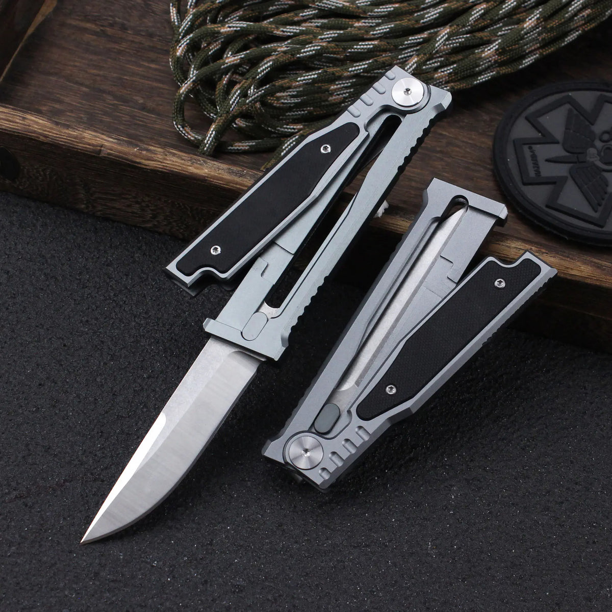 Rite D2 Gravity Knife – Aluminum & G10 Handle