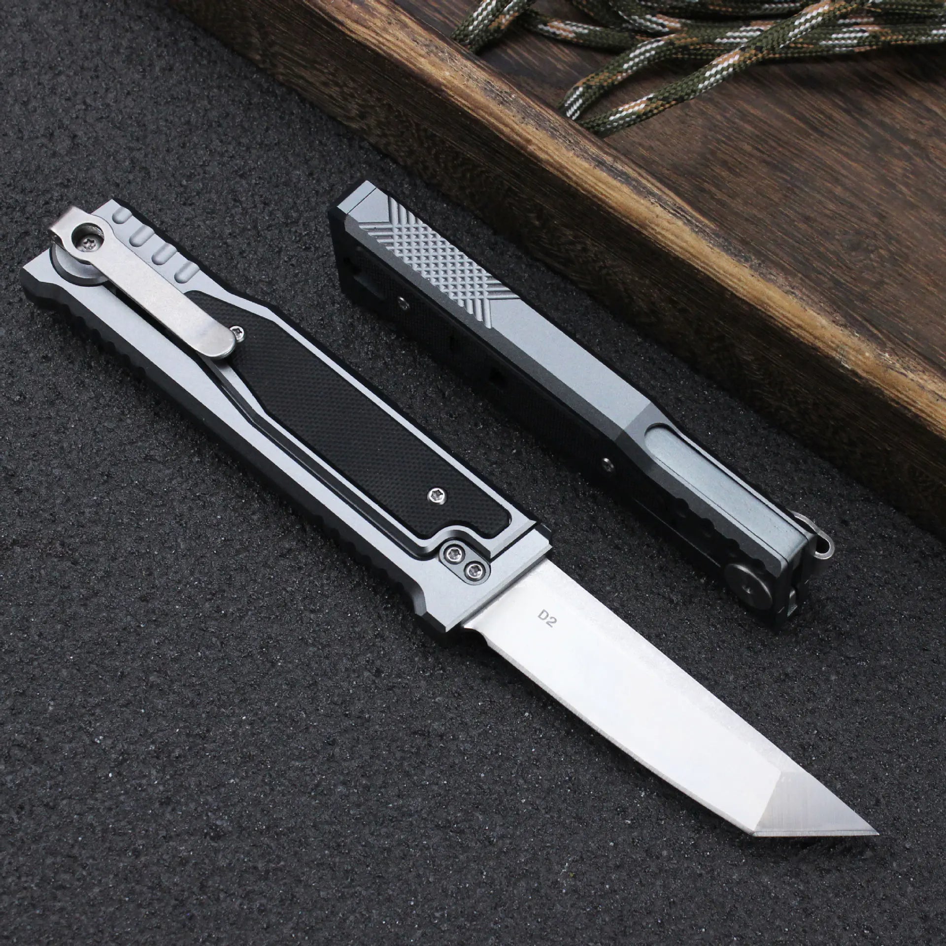 Rite D2 Gravity Knife – Aluminum & G10 Handle