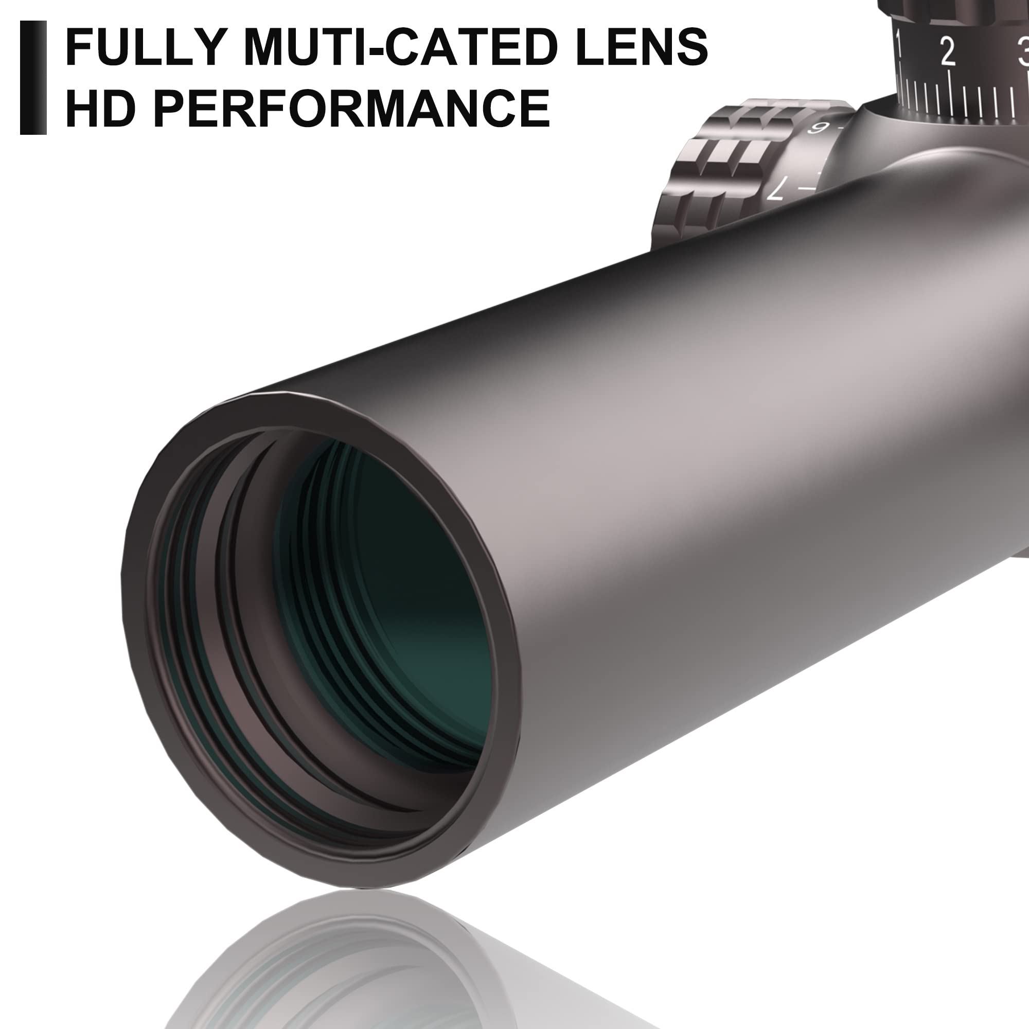 S6 1-6X24 30mm Red And Green Luminous Rifle Scope – BoxKatana