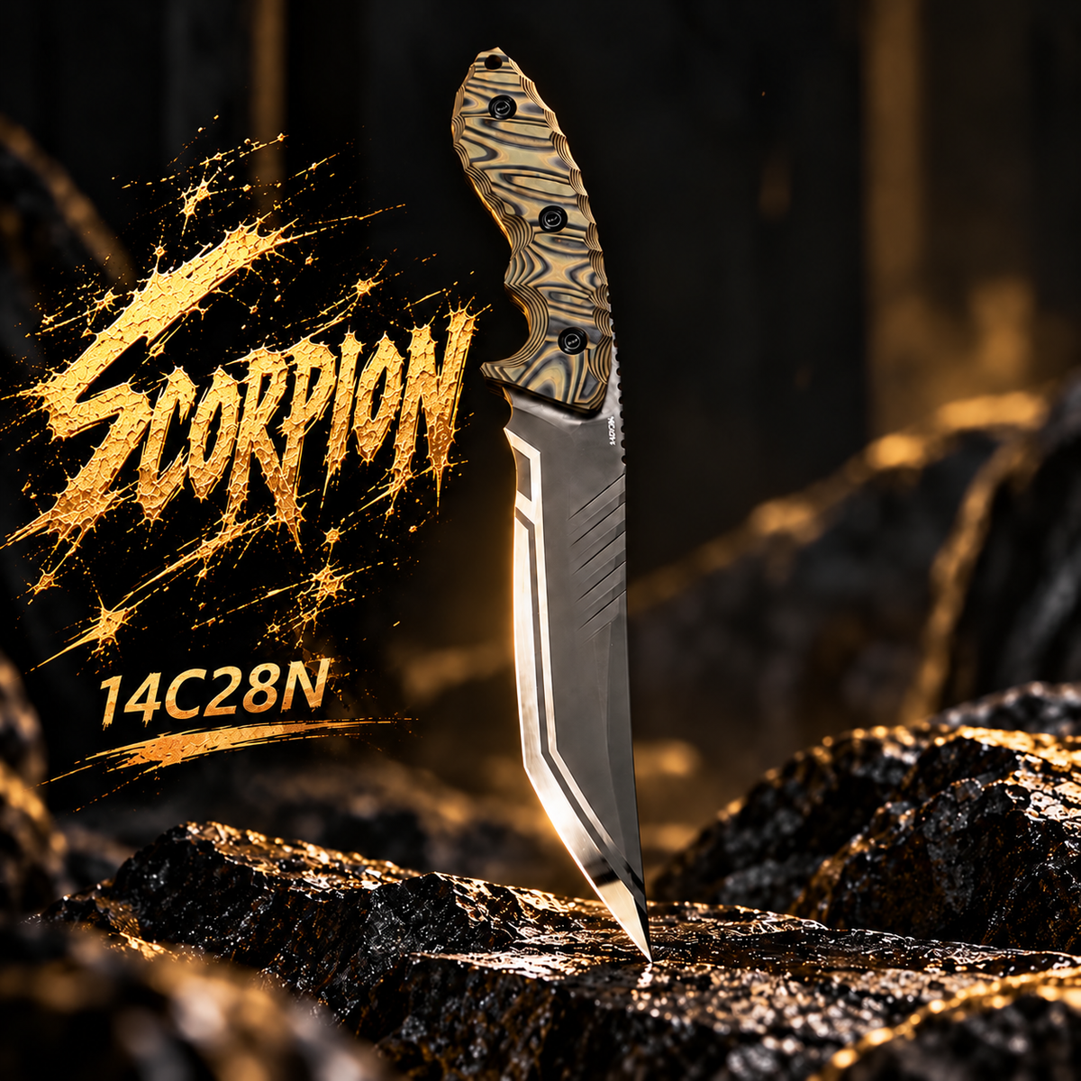 Scorpion Fixed Blade Knife-BK270