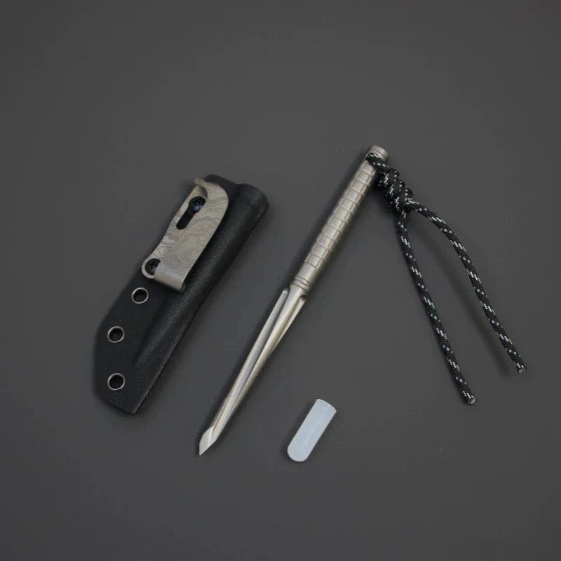 Titanium Tactical Utility EDC Tool with K-Sheath-BK269
