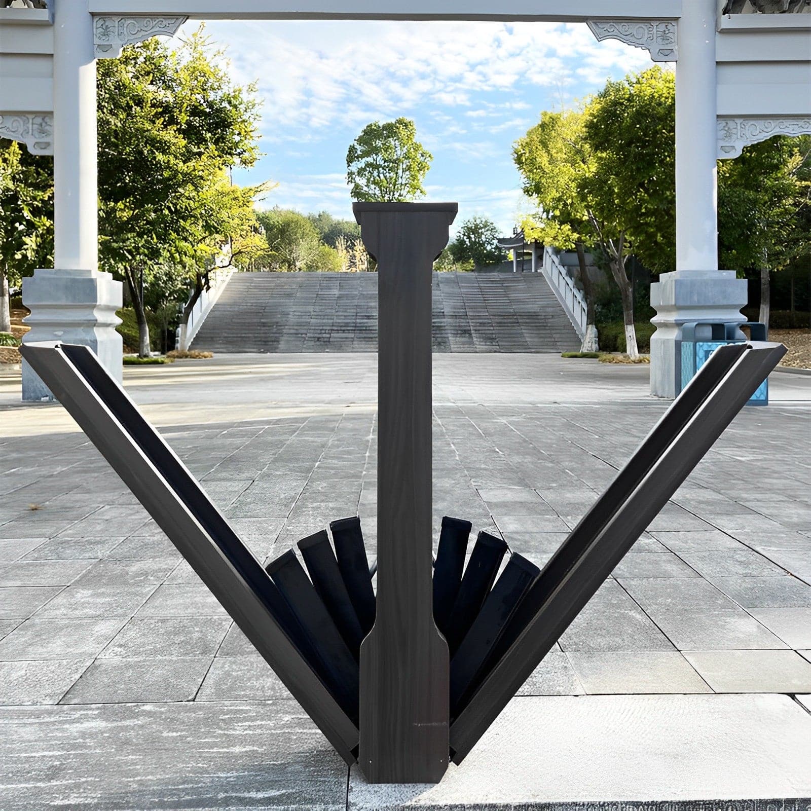 boxkatana Elegant black automatic scabbard (Without Sword)