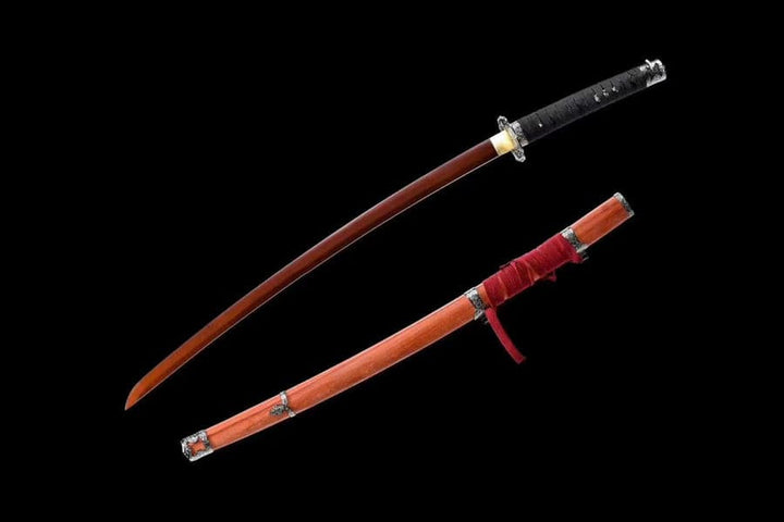boxkatana Hand Forged Anime Katana Dragon Blade - Upgraded version Undead Cut with Red Blade