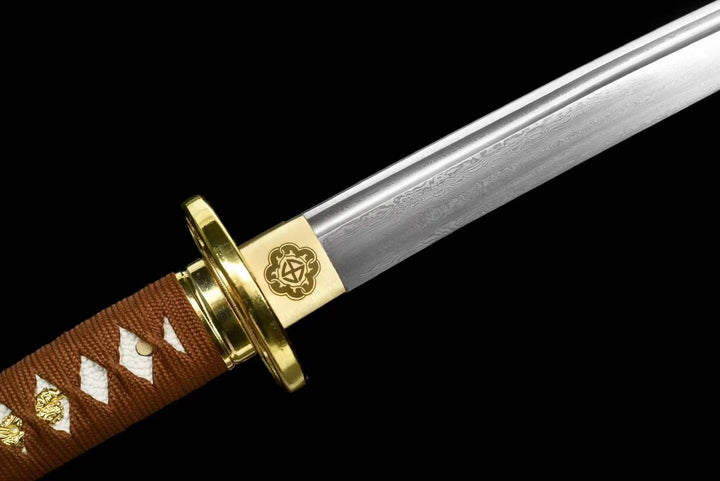 boxkatana Hand Forged Anime Katana Himura Kenshin Reverse Blade Edition Pattern Steel