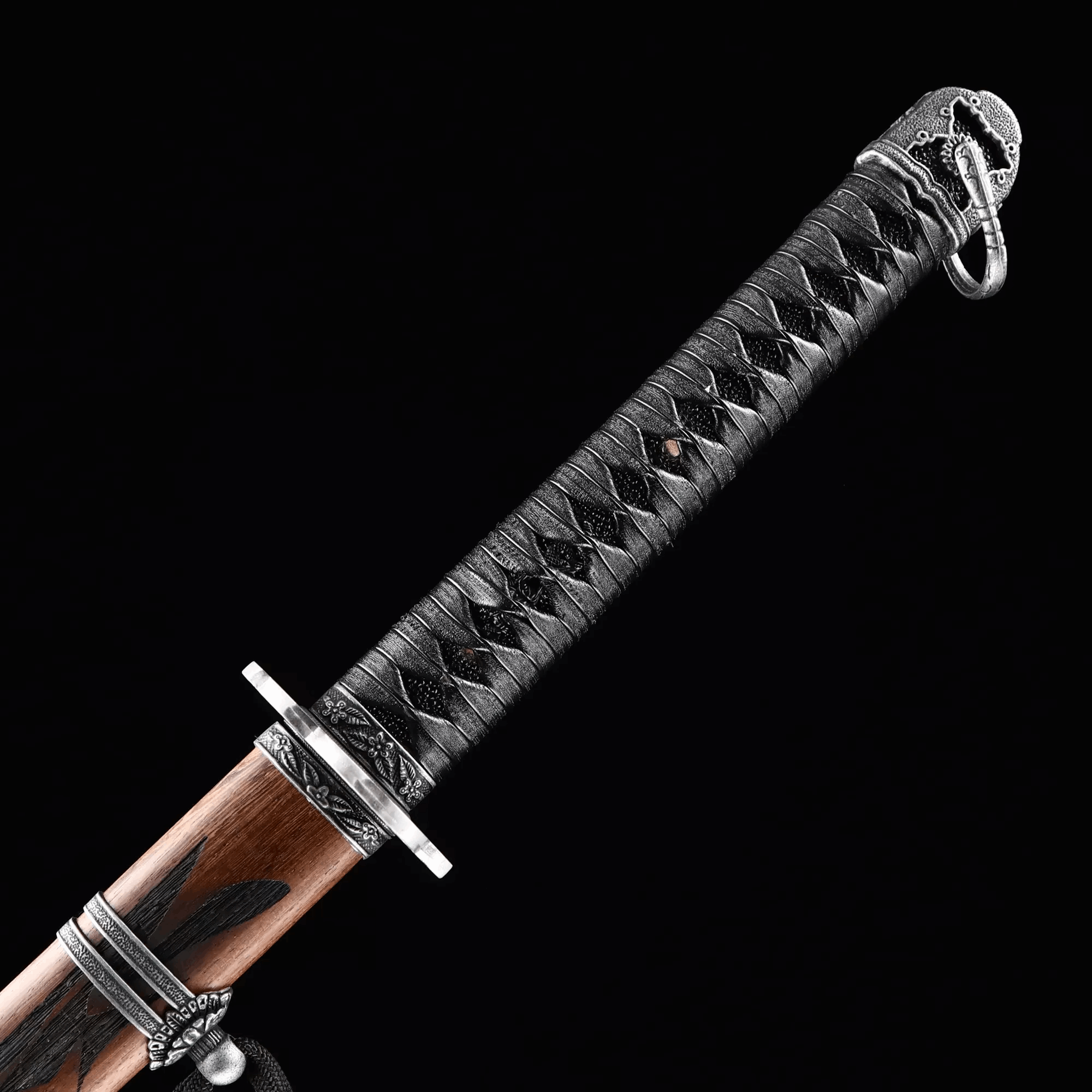 boxkatana Hand Forged Anime Katana Sekiro: Shadows Die Twice Undead Cut High Manganese Steel Red Blade